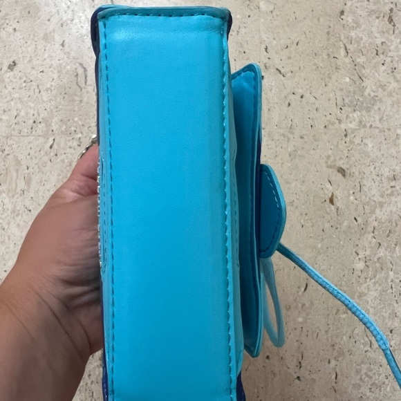 Steve Madden Bdoraa Turquoise Flap Top Handle Bag - Picture 5 of 7